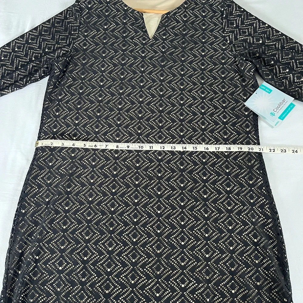 Coolibar Black Tunic Dress Women's Large - Picture 9 of 12